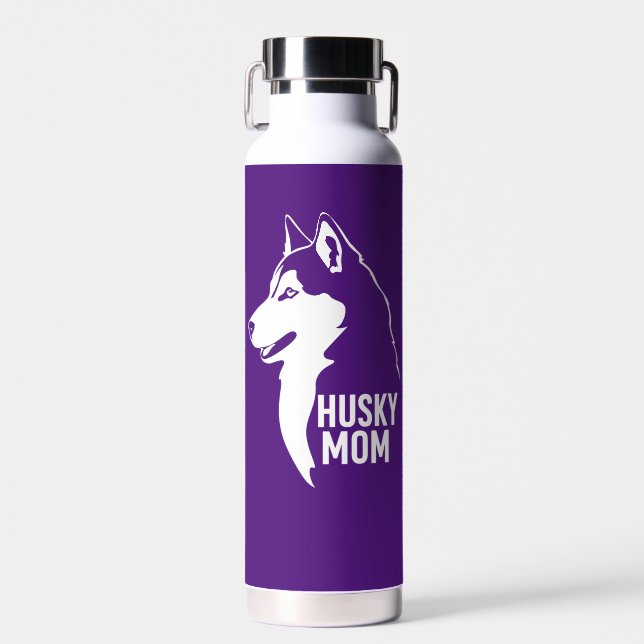 Husky-Mama Trinkflasche (Vorne)