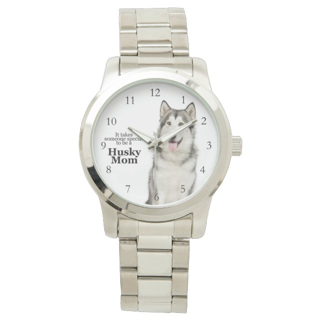 Husky Mama Watch Armbanduhr (Vorderseite)