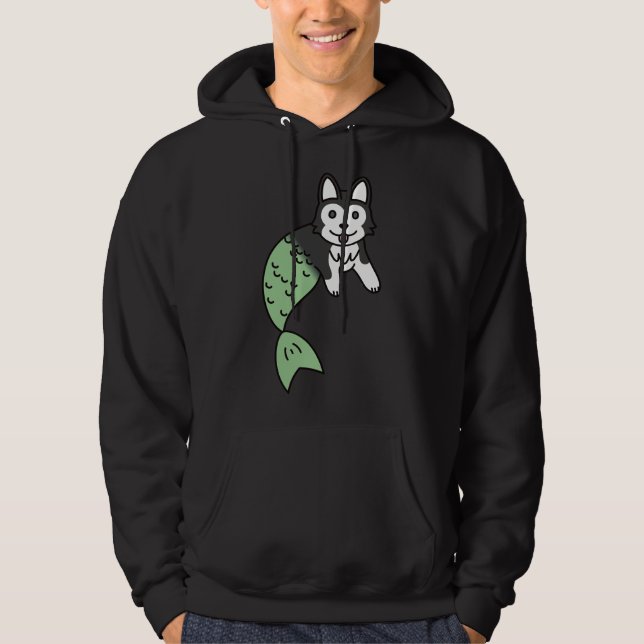 Husky Mermaid Hoodie (Vorderseite)