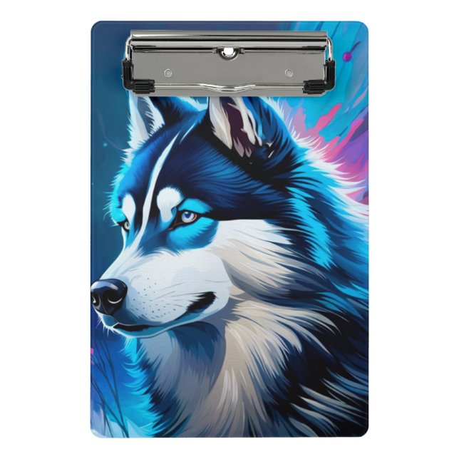 Husky Mini Klemmbrett (Vorderseite)