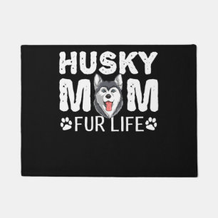 Husky Mom für das Leben Funny Dog Tagesgeschenk Fußmatte