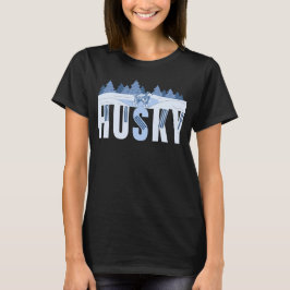 Husky Mommy Funny Husky Mama Design T - Shirt
