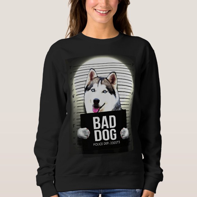 Husky Mugshot Sweatshirt (Vorderseite)