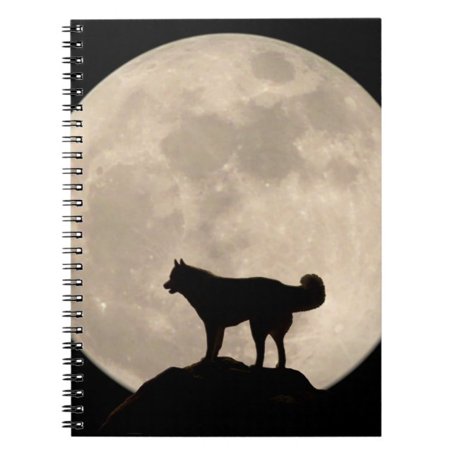 Husky Notebook Siberian Husky Gifts & Books Notizblock (Vorderseite)