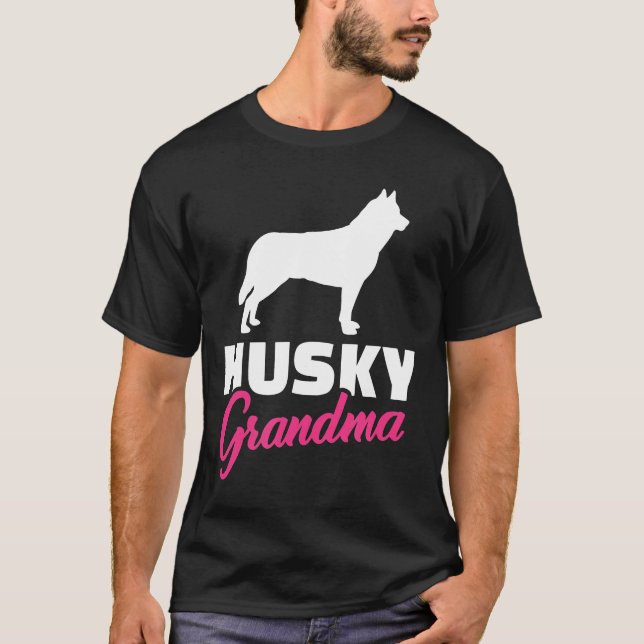 Husky Oandma T-Shirt (Vorderseite)