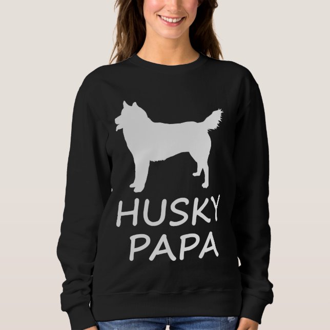 Husky Papa Sweatshirt (Vorderseite)