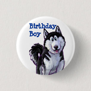 Husky Party Center Button