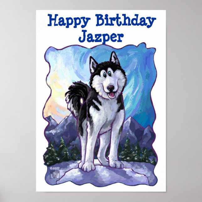 Husky Party Center Poster (Vorne)