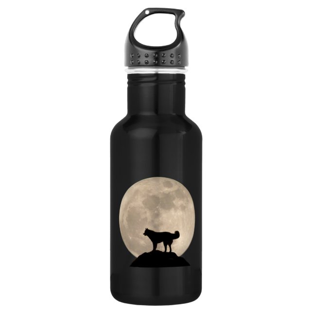 Husky Personalisiert Husky Dose Flasche Edelstahlflasche (Vorderseite)