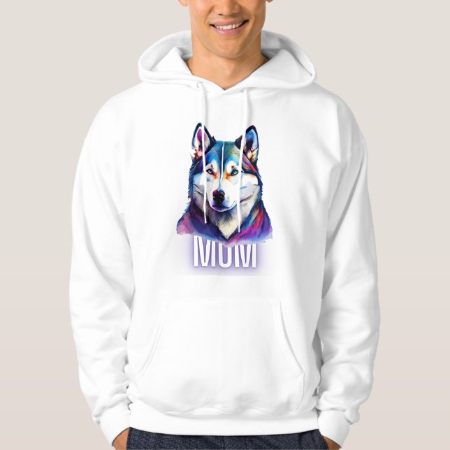 Husky Personalisiertes Wolf Sweatshirt (Vorderseite)