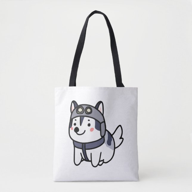 Husky Pilot Hund Lover Malamute (Vorderseite)