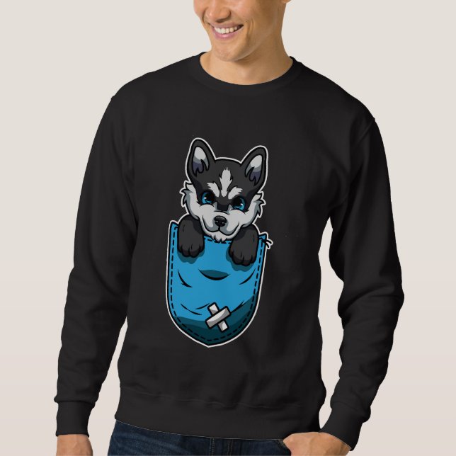 Husky Pocket Style Sweatshirt (Vorderseite)
