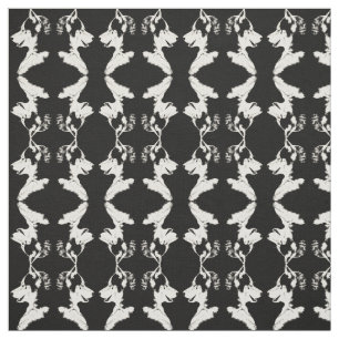 Husky Pup Fabric Siberian Husky Fabric Dog Pattern Stoff