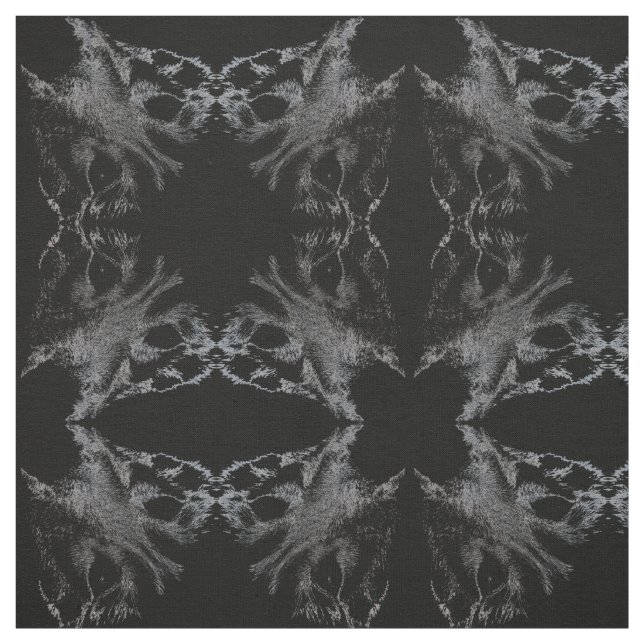Husky Pup Fabric Siberian Husky Fabric Dog Pattern Stoff (Muster)