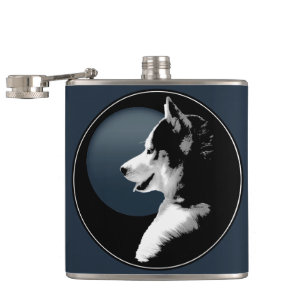 Husky Pup Flasche Custom Sibirien Husky Drink Flas Flachmann