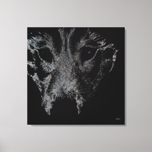 Husky Pup Print Husky Wolf Dog Canvas Print Leinwanddruck
