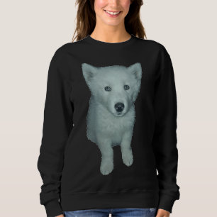 Husky Puppy Blue Eyes Sweatshirt