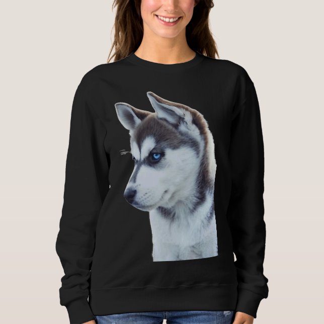 Husky Puppy Doubt Sweatshirt (Vorderseite)
