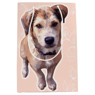 Husky Puppy Gift Bag Mittlere Geschenktüte