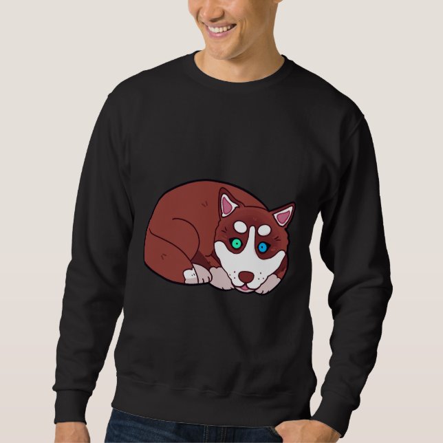 Husky Puppy Sweatshirt (Vorderseite)