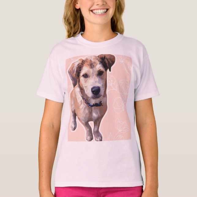 Husky Puppy  T-Shirt (Vorderseite)