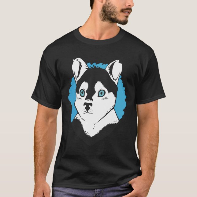 Husky Puppy T-Shirt (Vorderseite)
