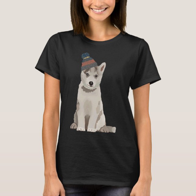 Husky Puppy T-Shirt (Vorderseite)