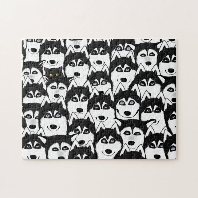 Husky-Puzzle Puzzle (Horizontal)