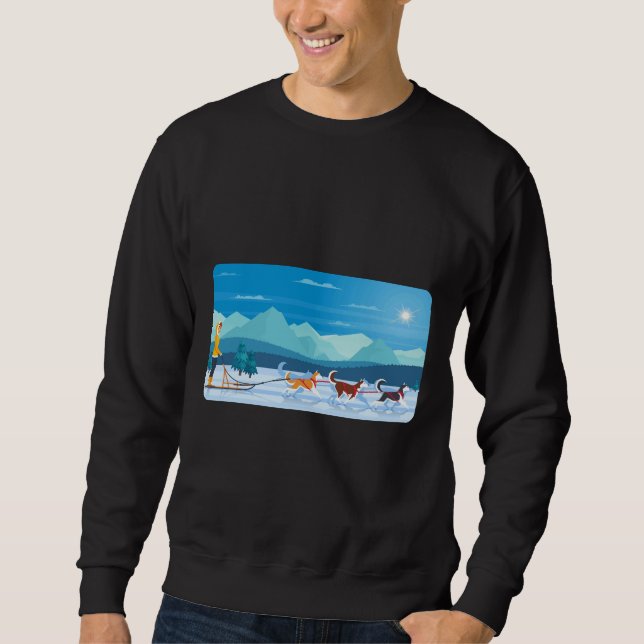 Husky Riding Style Sweatshirt (Vorderseite)