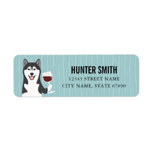 Husky Rücksendeadressen-Aufklebers
