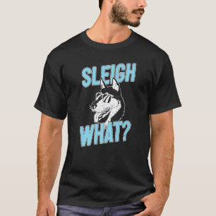 Husky-Schlittenhund Schlitten Was Musher T-Shirt