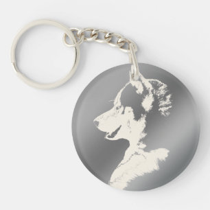 Husky Schlüsselanhänger Husky Malamute Schlüsselan