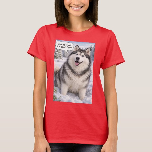 Husky-Shirt  T-Shirt (Vorderseite)