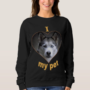 Husky Siberian Beautiful Hund Prints I Liebe Hunde Sweatshirt