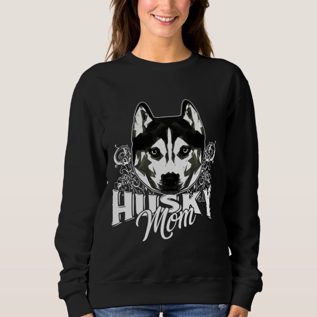 Husky Siberian Husky Mama Sweatshirt (Vorderseite)