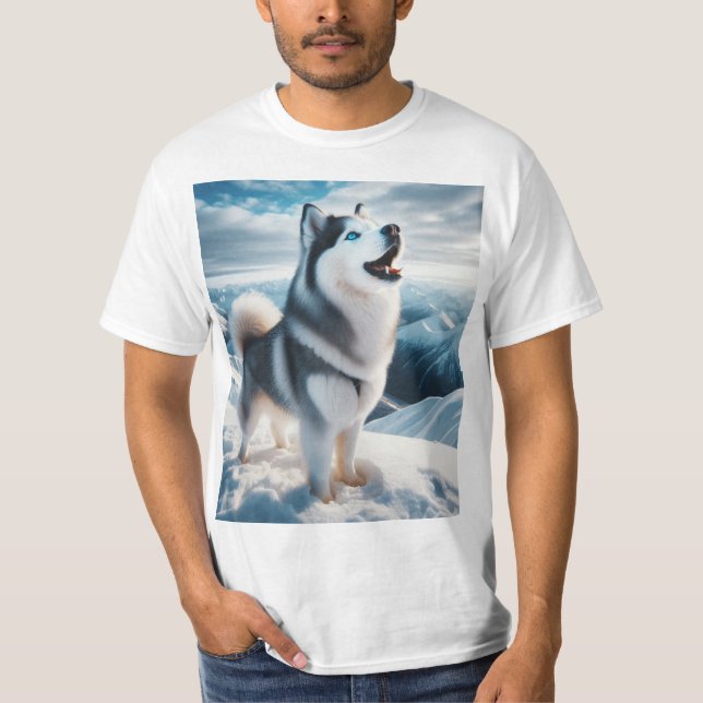 Husky siberiano T-Shirt (Vorderseite)