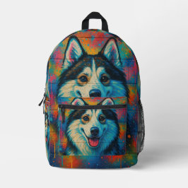 Husky Spectrum Bedruckter Rucksack