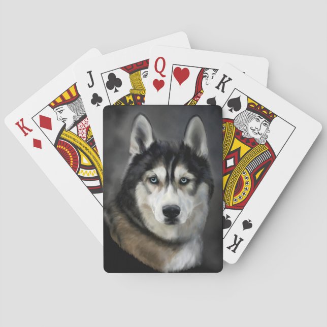 Husky Spielkarten (Rückseite)