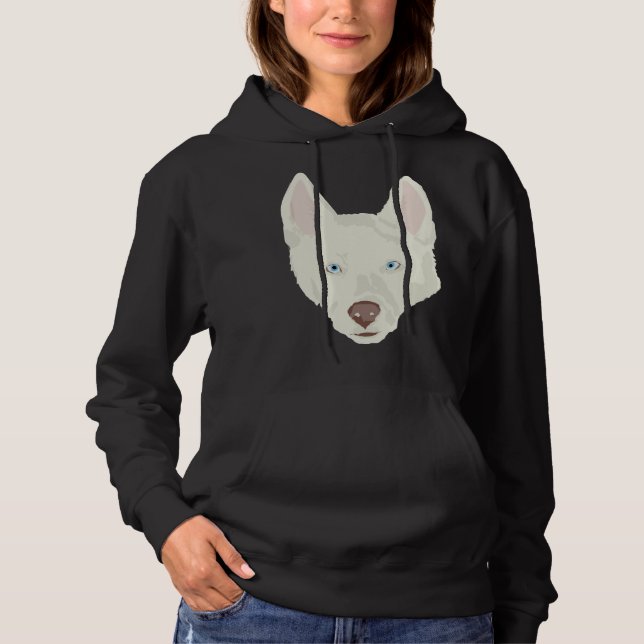 Husky Sticker Hoodie (Vorderseite)