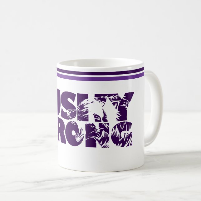 Husky Strong Coffee Tasse (VorderseiteRechts)