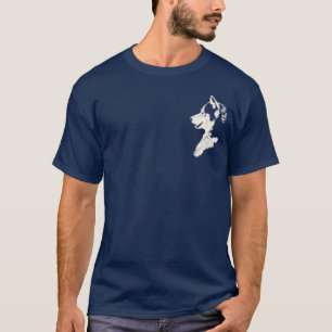Husky T - Shirt Husky / Wolf Art T-Shirt Hundeshir