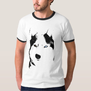 Husky T - Shirt Wolf Husky Kid Sled Dog Husky Shir