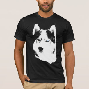 Husky T - Shirt Wolf Husky Sled Dog Husky Shirts