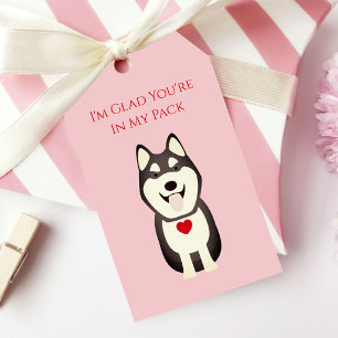 Husky-Tags, Hunde Valentine, Valentinstag Geschenkanhänger