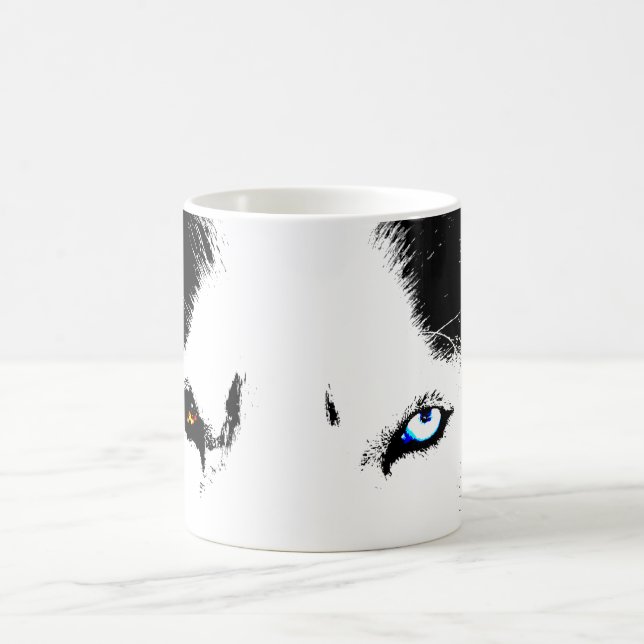 Husky Tasse Coffee Cup Cooler sibirischer Husky Cu (Mittel)