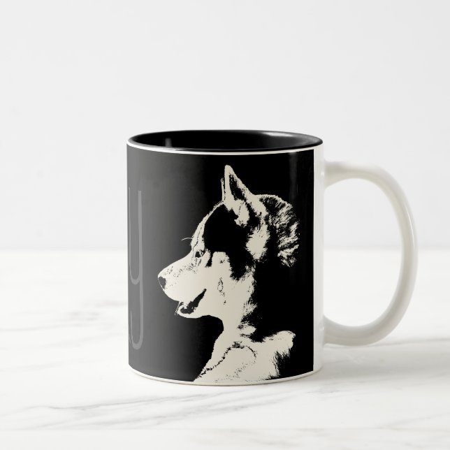 Husky Tasse Coffee Cup Cooler sibirischer Husky Cu (Rechts)
