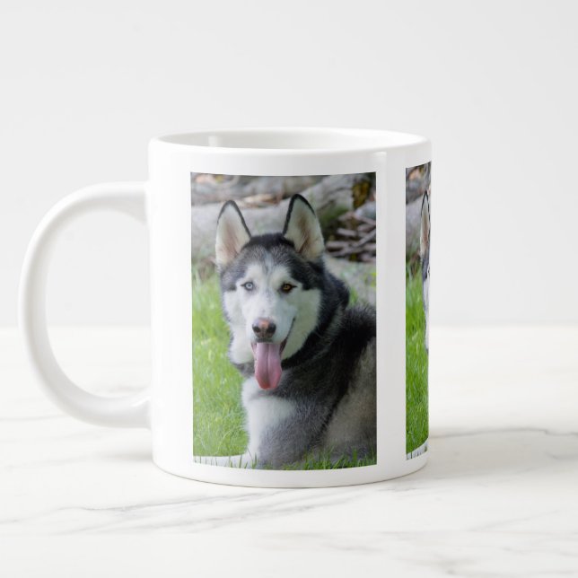 Husky-Tasse Jumbo-Tasse (Links)