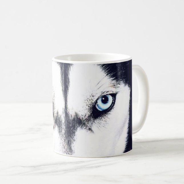 Husky-Tasse Kaffeetasse (VorderseiteRechts)