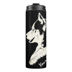 Husky Tumbler Tasse Benutzerdefinierter Husky Welp