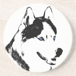 Husky Untersetzer Husky Malamute Sled Dog Unterset